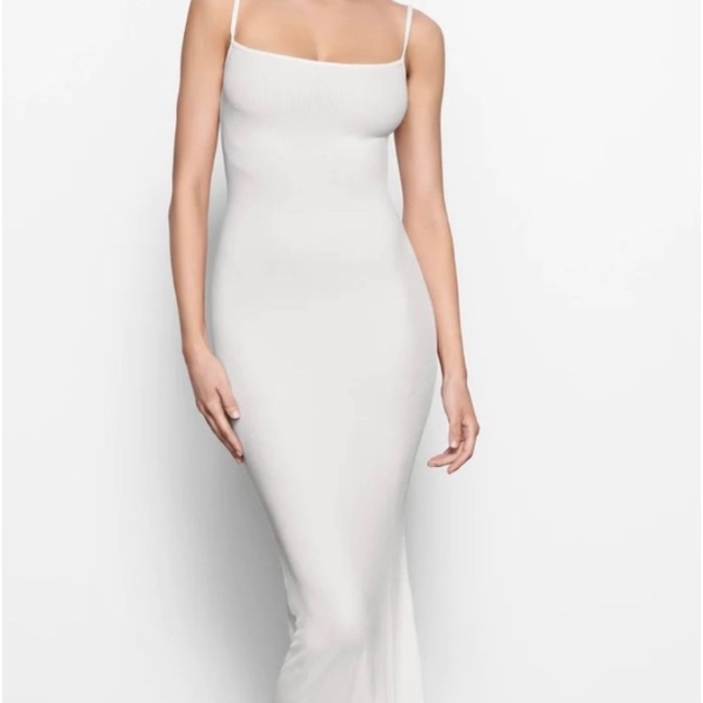 NWT Skims!  White maxi Dress!  Gorgeous!